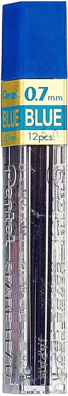 Pentel Colour Lead Refills (Blue, HB Grade, 0.7mm)