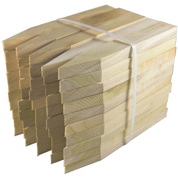 Premium Hardwood Flat Stakes