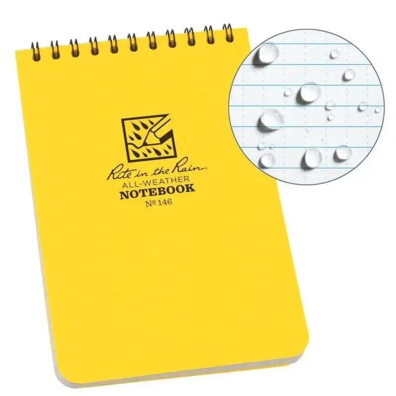 Rite in the Rain All-Weather Universal Notebook - 4" X 6" - Top Bound Spiral