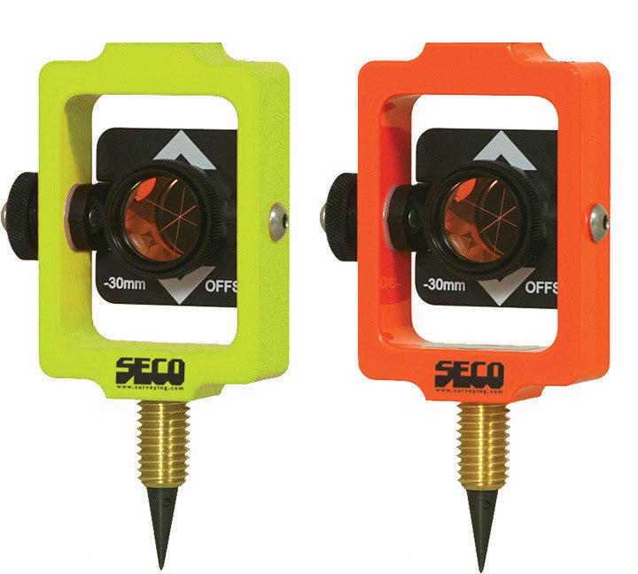 SECO 25 mm Stakeout Prism Assembly 0 and -30 mm Offset