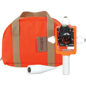 SECO Nodal Point Stakeout Mini Prism Kit - Flo Orange