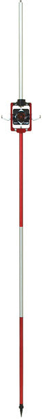 SECO Red European Style Compact & Portable Prism Pole System - Offset 0,-30 mm