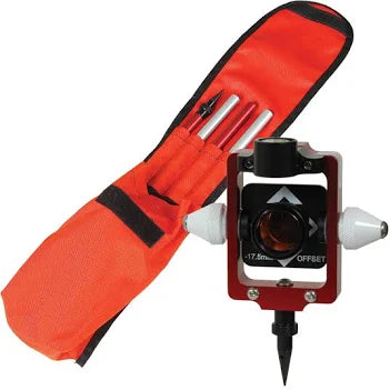 SECO Red European Style Compact & Portable Prism Pole System - Offset 0,-30 mm