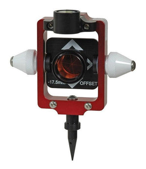 SECO Red European Style Compact & Portable Prism Pole System - Offset -17.5 mm Nodal