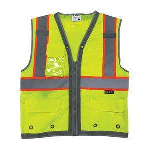 SITEPRO CLASS 2 LIME SAFETY VEST (23-700-FL)