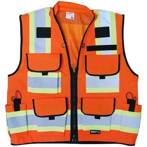 SITEPRO Class 2 Premium Surveyor's Safety Vest 23-750