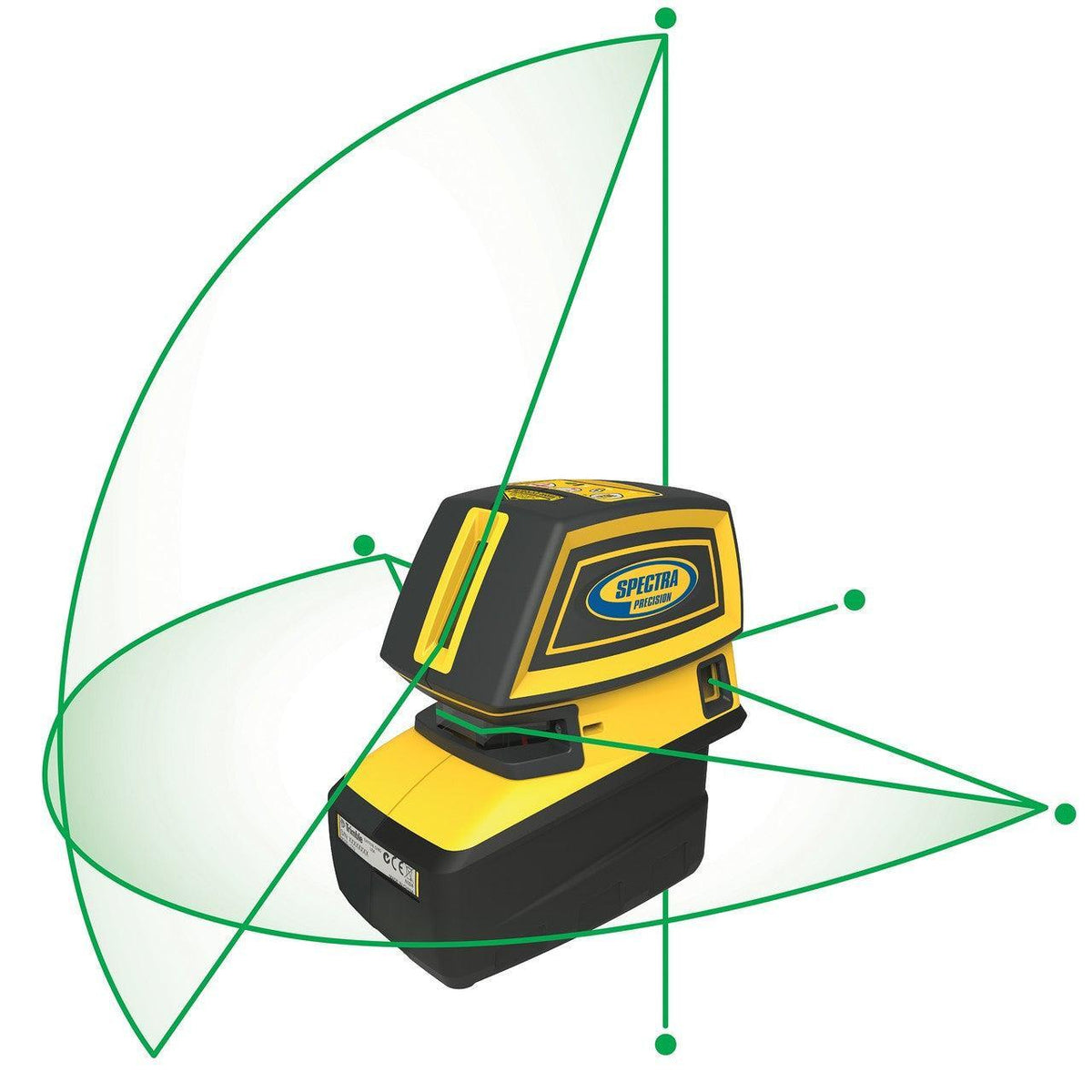 Spectra LT52G Green Laser with Cross Line and 5 Alignment Points