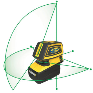 Spectra LT52G Green Laser with Cross Line and 5 Alignment Points