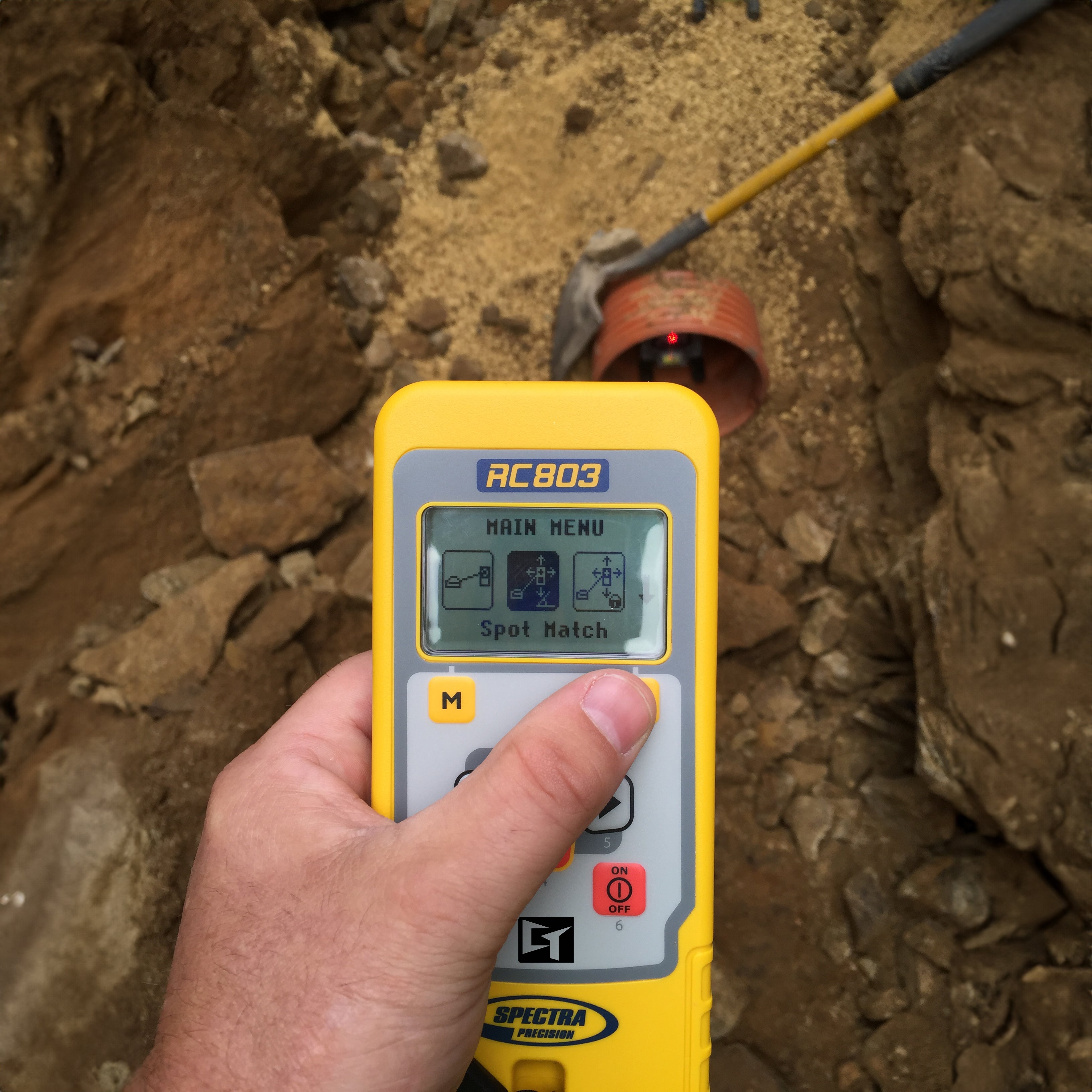 Spectra Precision DG813 Pipe Laser Kit