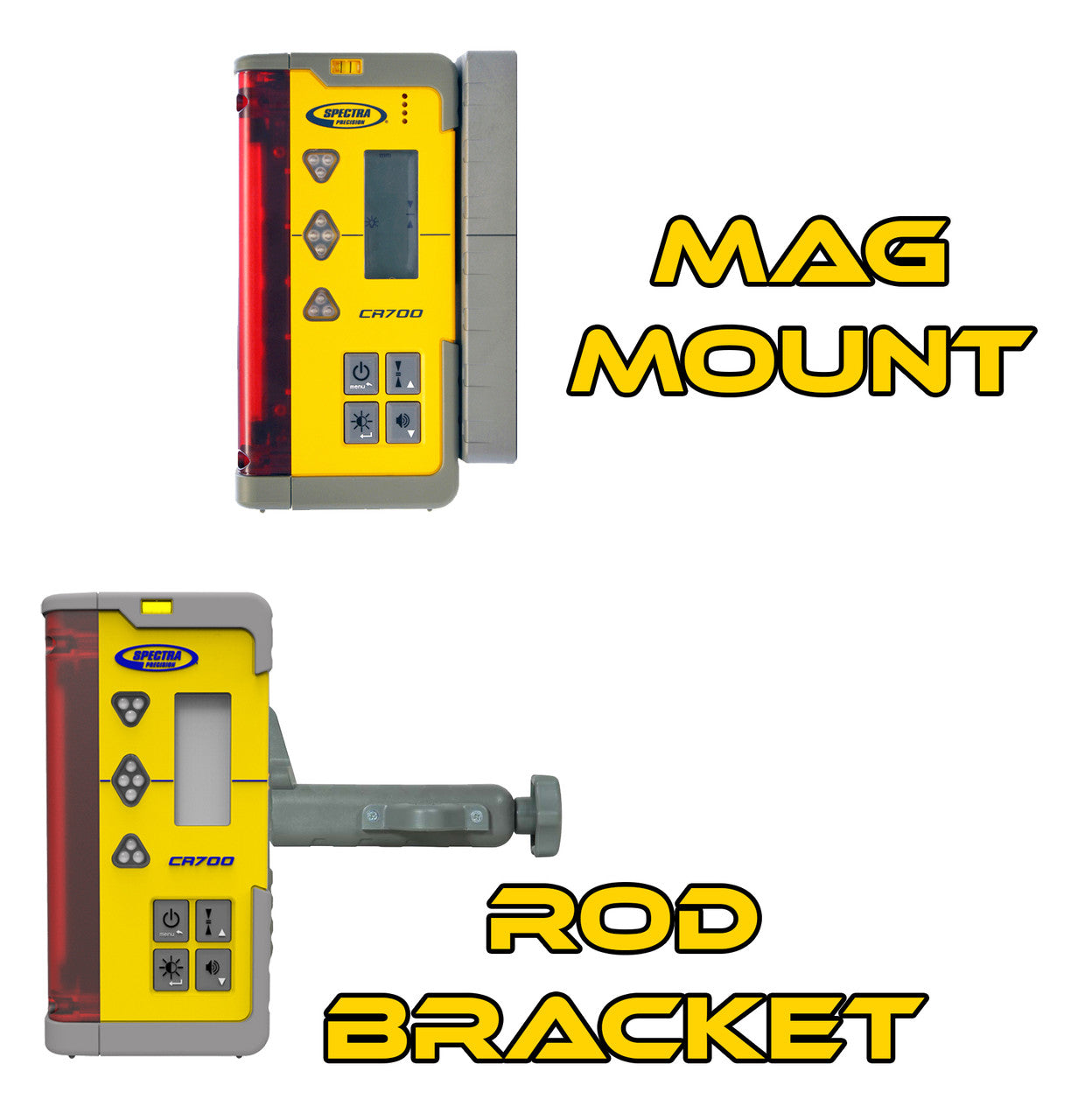 Spectra Precision CR700 Machine or Rod Mountable Laser Receiver