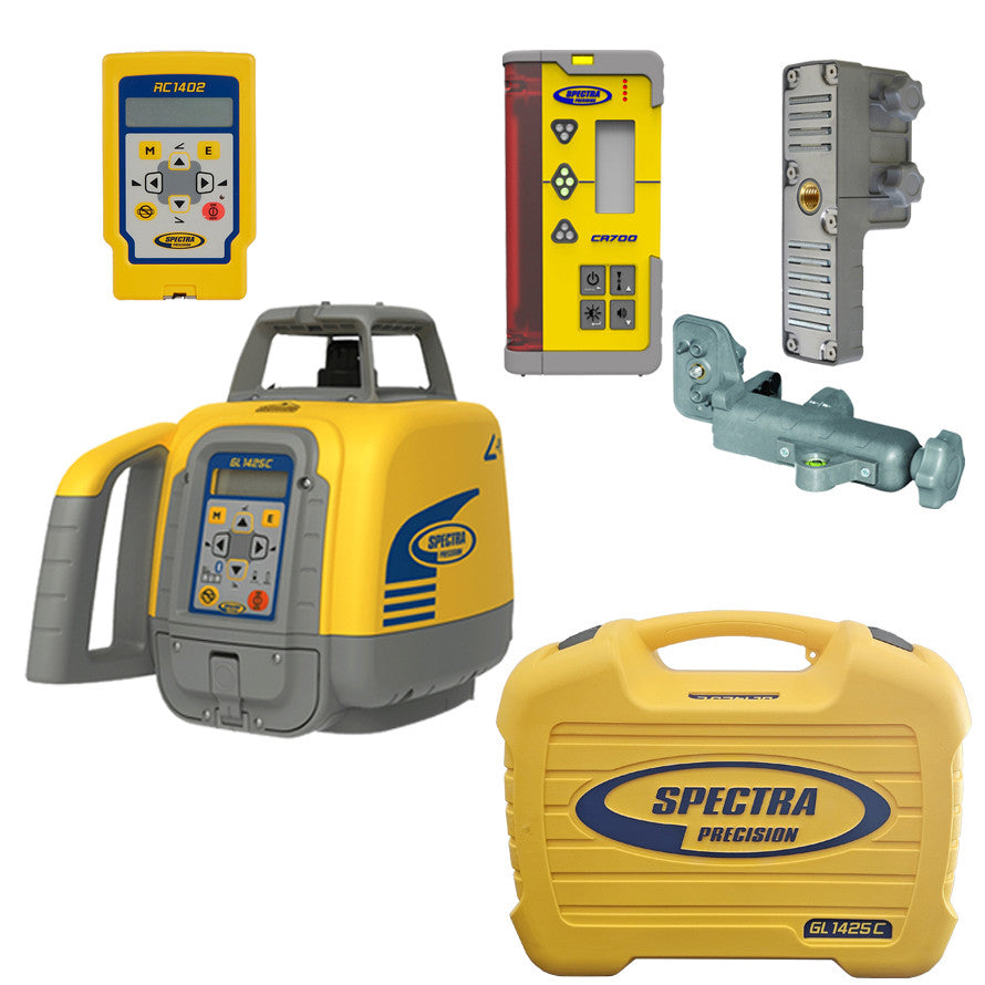 Spectra Precision GL1425C-14 Dual Grade Laser Kit