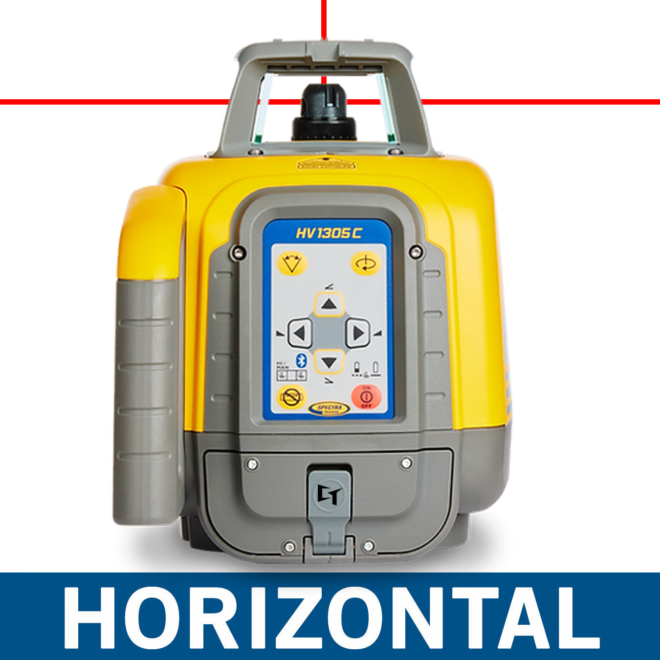 Spectra Precision HV1305C-BCC Horiz/Vert - Interior/Exterior RED Beam Laser Kit - Laser Only