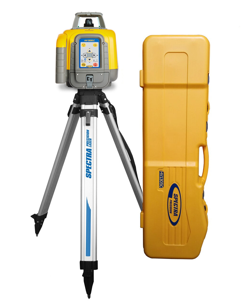 Spectra Precision HV1305C-BSC RED Beam Laser Kit With Tripod