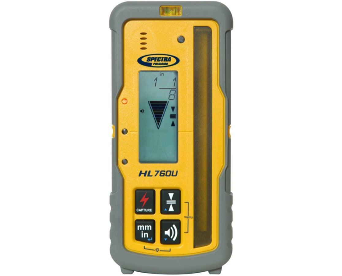 Spectra HL760U Laser Receiver Works w/ Red & Green Beam Lasers w/ C70 Bracket