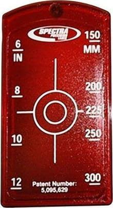 Spectra Small Red Pipe Laser Target (0956-0600)