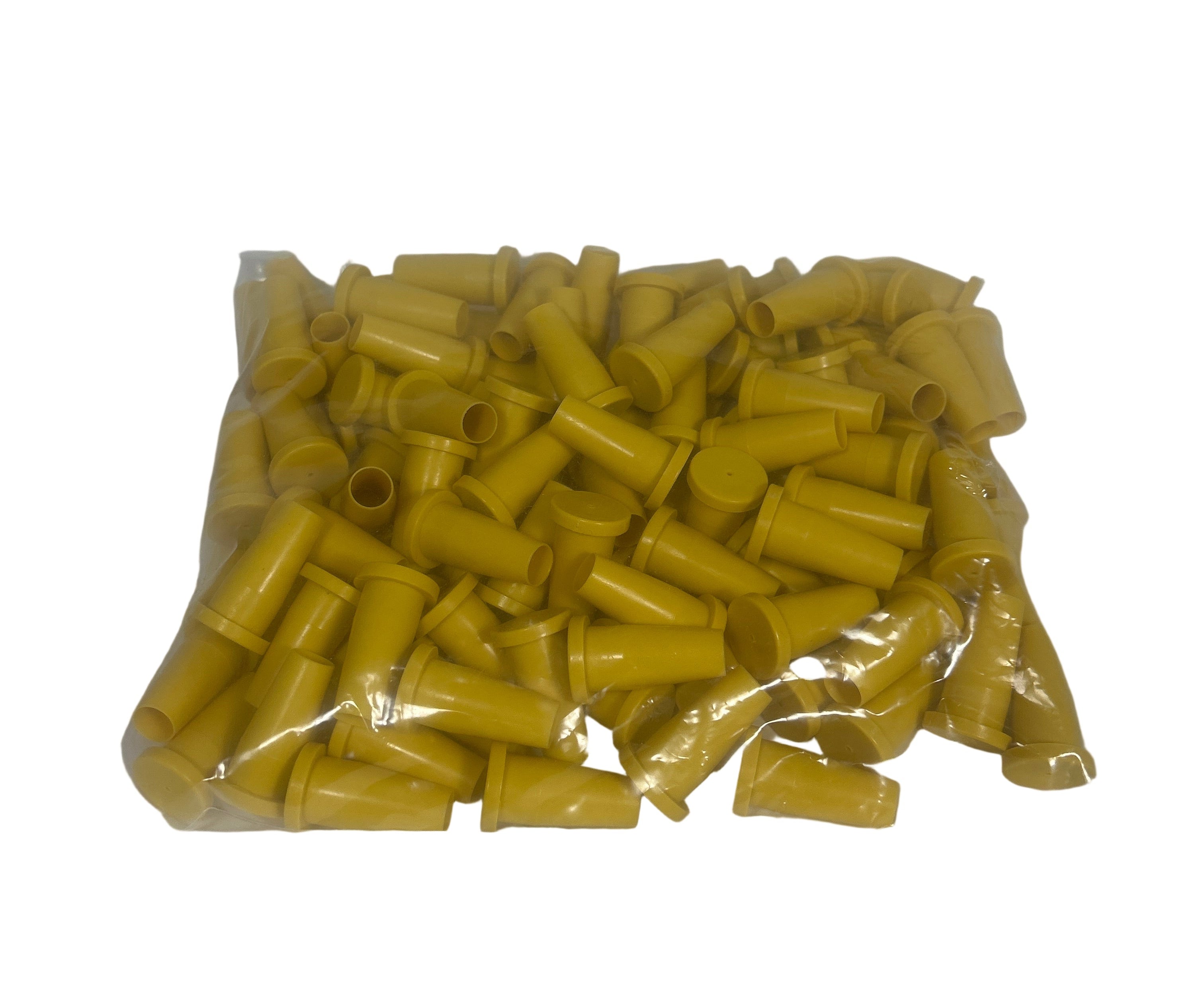 Yellow Plastic Cap for Rebar or Pipe