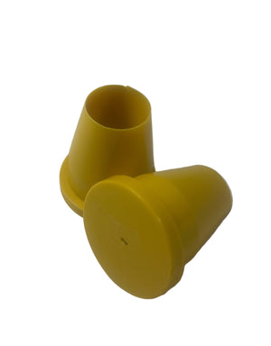 Yellow Plastic Cap for Rebar or Pipe