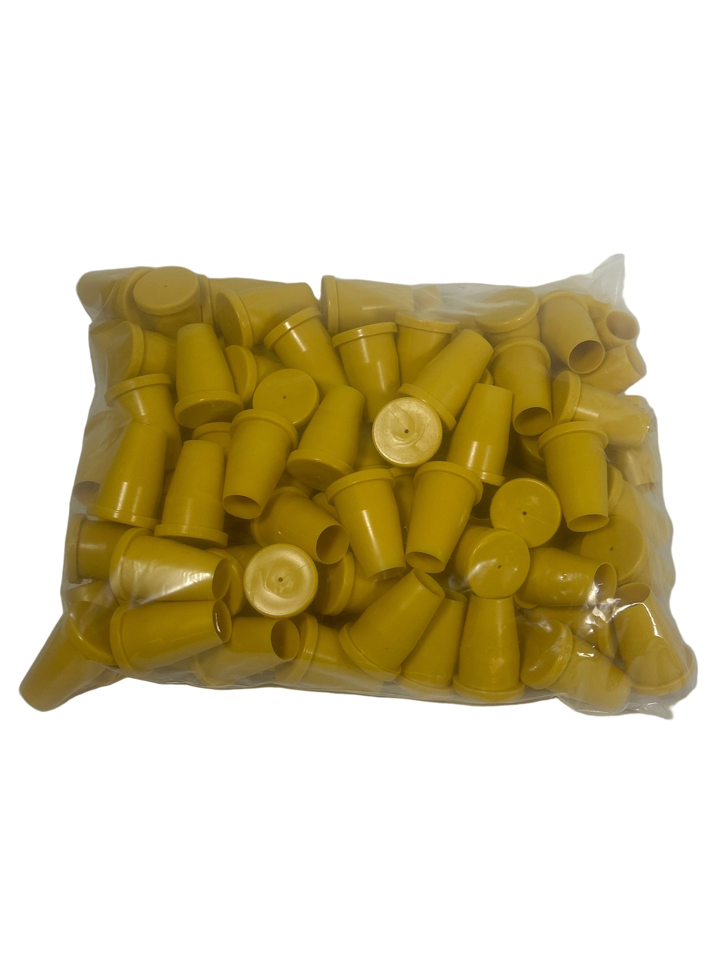 Yellow Plastic Cap for Rebar or Pipe